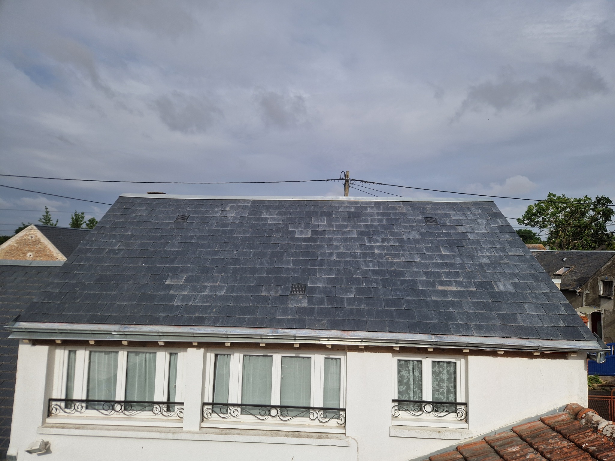 Chantier Créatoit — couverture et charpente