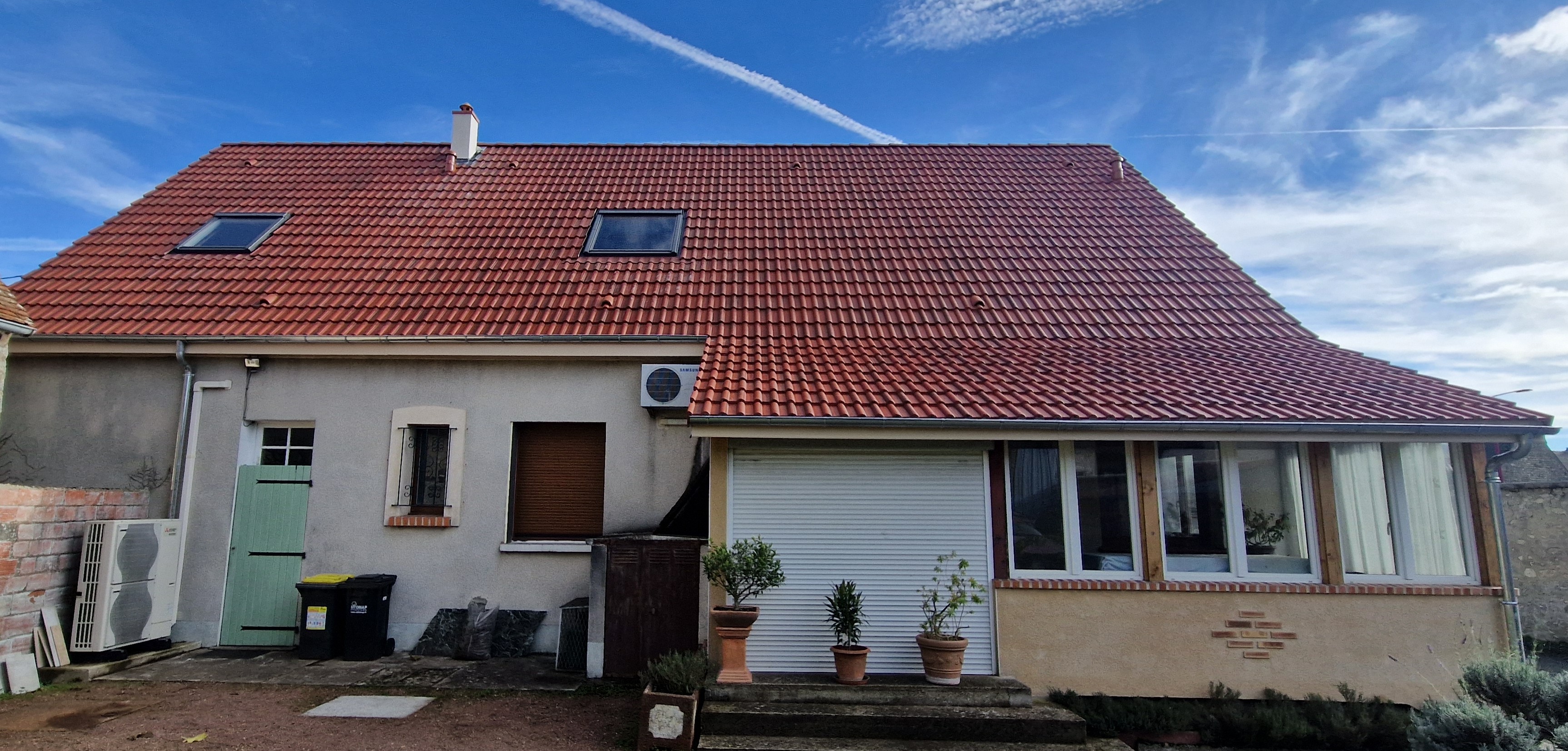 Chantier Créatoit — couverture et charpente